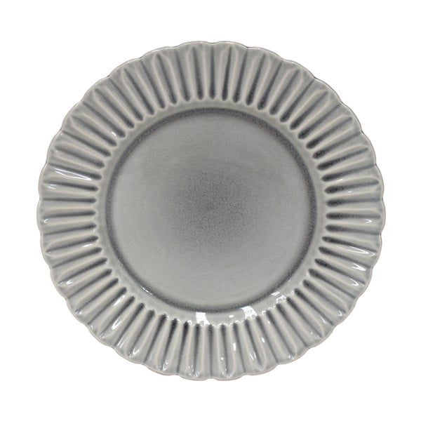Farfurie din gresie ceramică Costa Nova Cristal, ⌀ 28 cm, gri