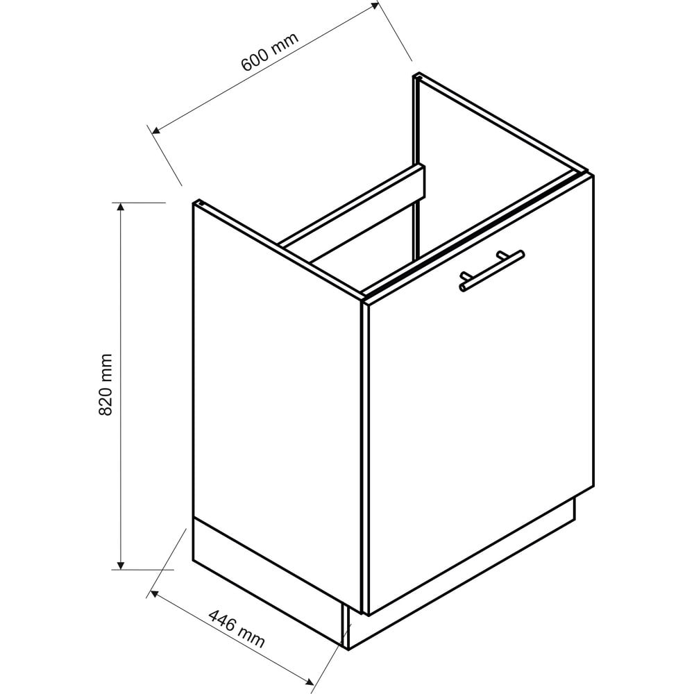 Bucătărie pe colț fără blat 280 cm Milo – STOLKAR - 1 | YEO