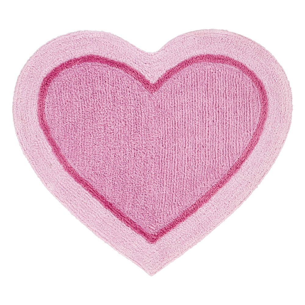 Covor pentru camera copiilor Catherine Lansfield Heart, 50 x 80 cm, roz bonami.ro imagine noua