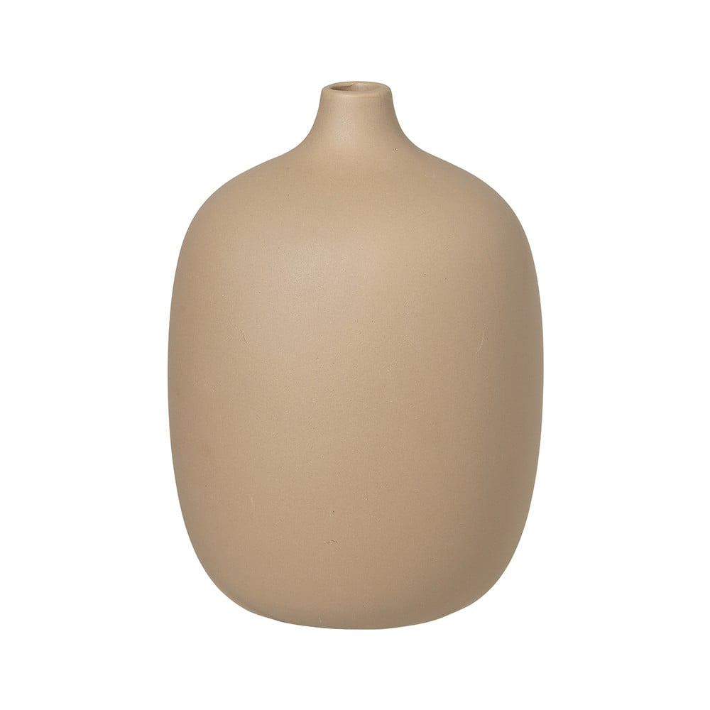 Poza Vaza din ceramica Blomus Ceola, inaltime 18,5 cm, bej