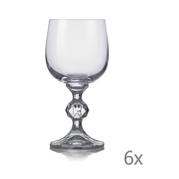 Set 6 pahare pentru vin crystalex claudia, 190 ml