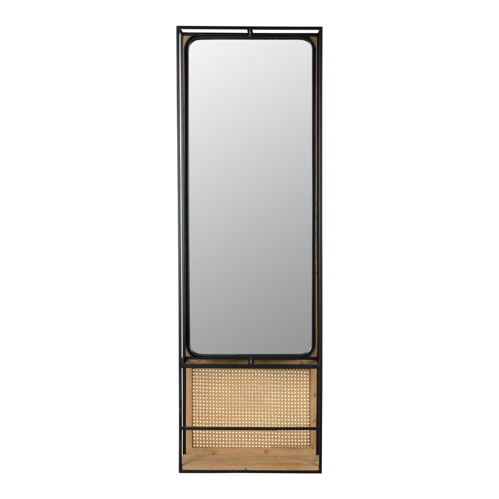 Oglindă de perete cu raft 53x165 cm Langres – Dutchbone
