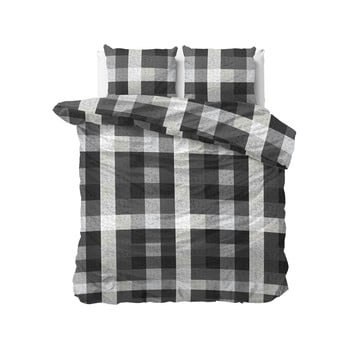 Lenjerie din flanelă pentru pat dublu dreamhouse steef, 200 x 220 cm