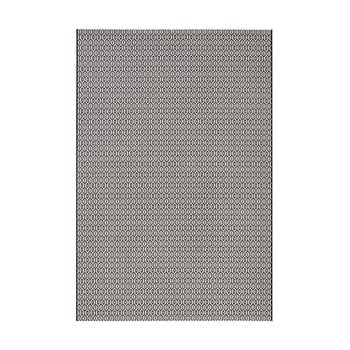 Covor adecvat interior/exterior bougari meadow, 200 x 290 cm, alb-negru