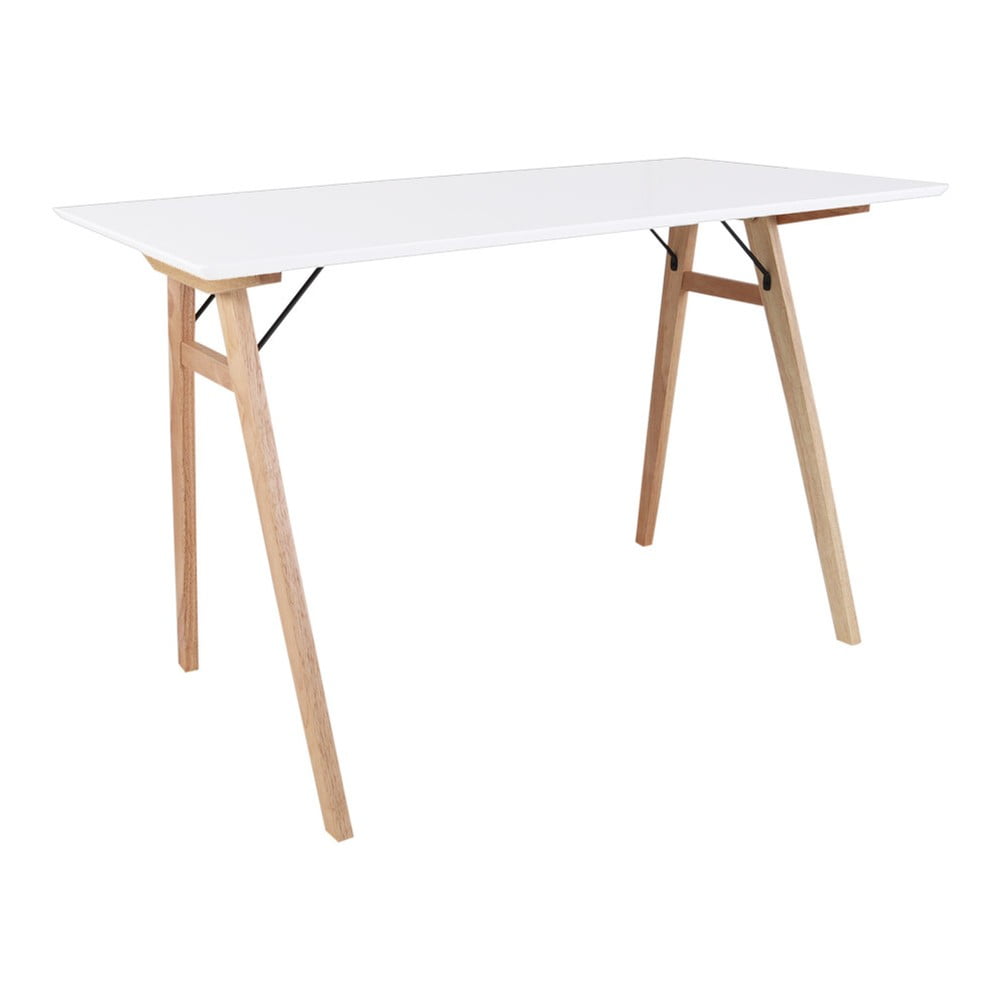 Masă House Nordic Vojens Desk, lungime 120 cm, alb – maro 120 imagine 2022