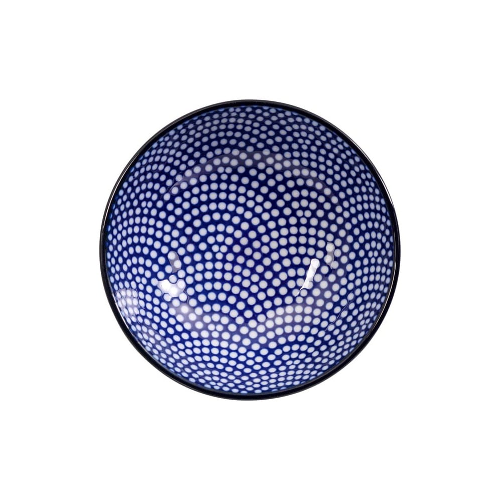 Farfurie Tokyo Design Studio Nippon Dot, ø 9,5 cm, alb-albastru