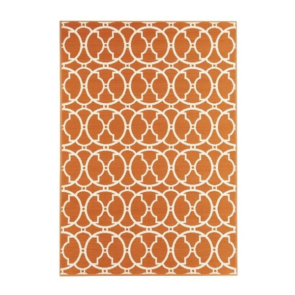 Covor adecvat pentru exterior Floorita Interlaced, 160 x 230 cm, portocaliu