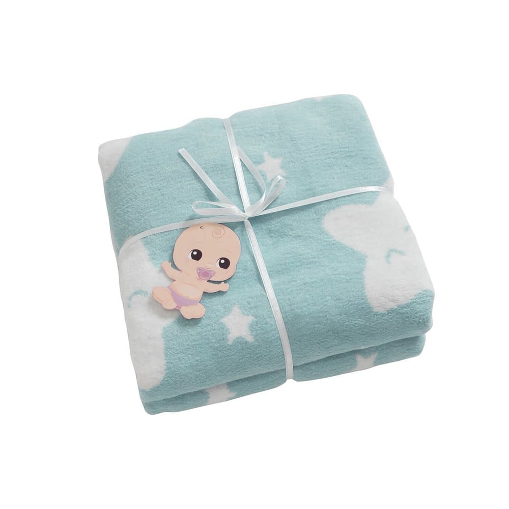 Pătură verde pentru copii 120x100 cm star - minimalist cushion covers