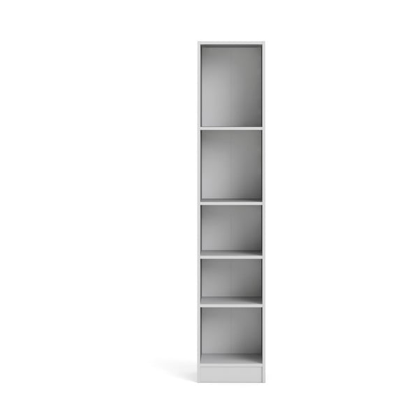 Bibliotecă Tvilum Basic, 40,6 x 203 cm, alb