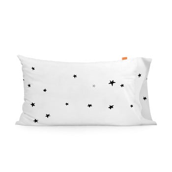 Set 2 fețe de pernă din bumbac blanc constellation, 50 x 75 cm