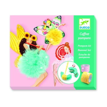 Set diy pompoane djeco fairies