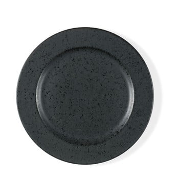 Farfurie din gresie ceramică pentru desert Bitz Basics Black, ⌀ 22 cm, negru
