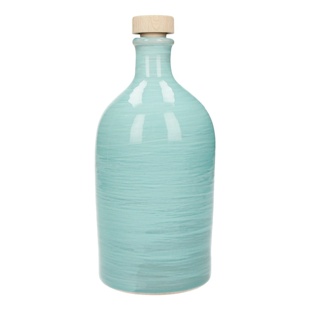 Sticlă din ceramică pentru ulei Brandani Maiolica, 500 ml, turcoaz bonami.ro imagine 2022