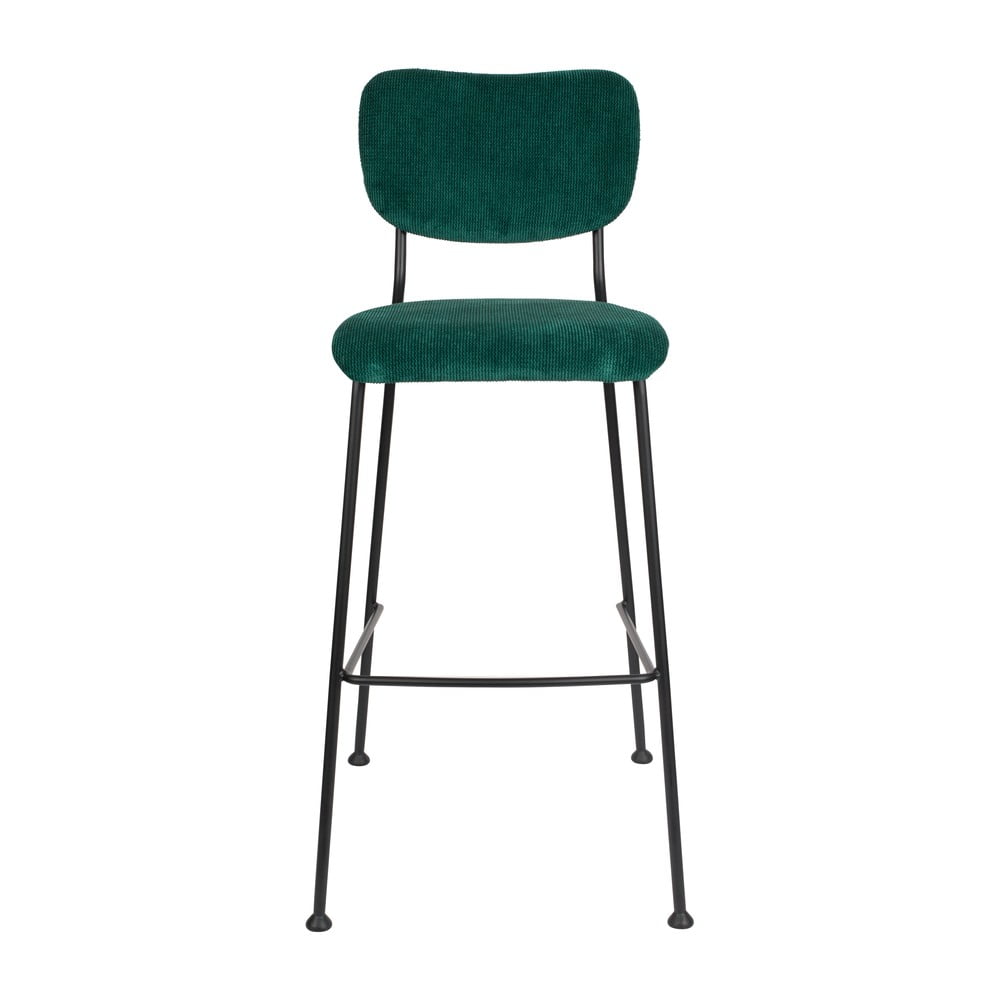 Set 2 scaune de bar Zuiver Benson, înălțime 102,2 cm, verde închis bonami.ro