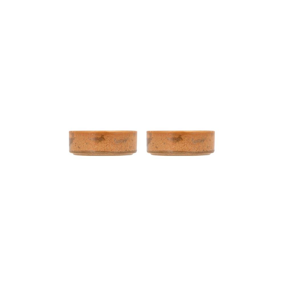 Set 2 boluri din porțelan villa collection fjord, ø 10,1 cm, portocaliu