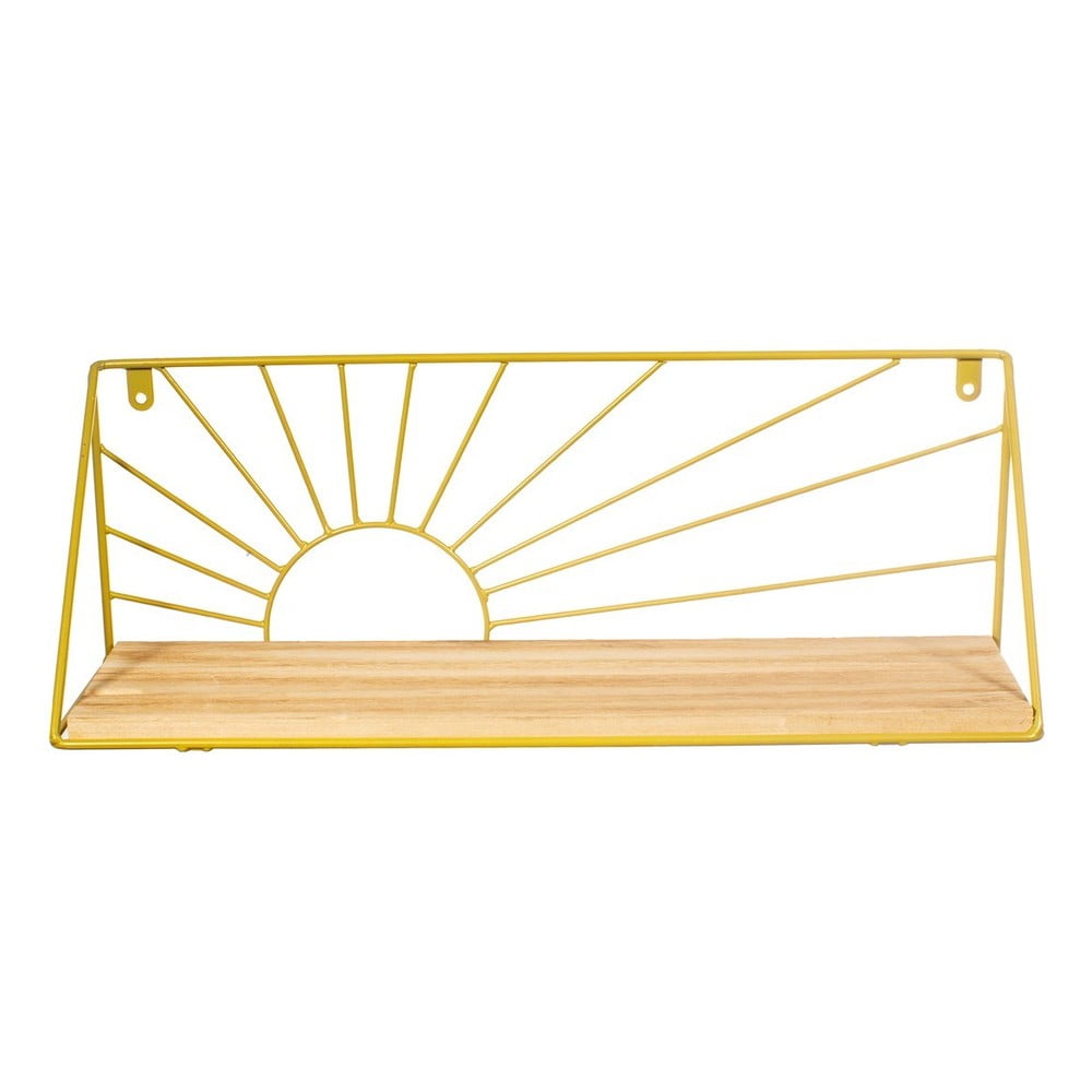 Raft de perete Sass & Belle Sunset, lățime 43 cm, auriu Auriu