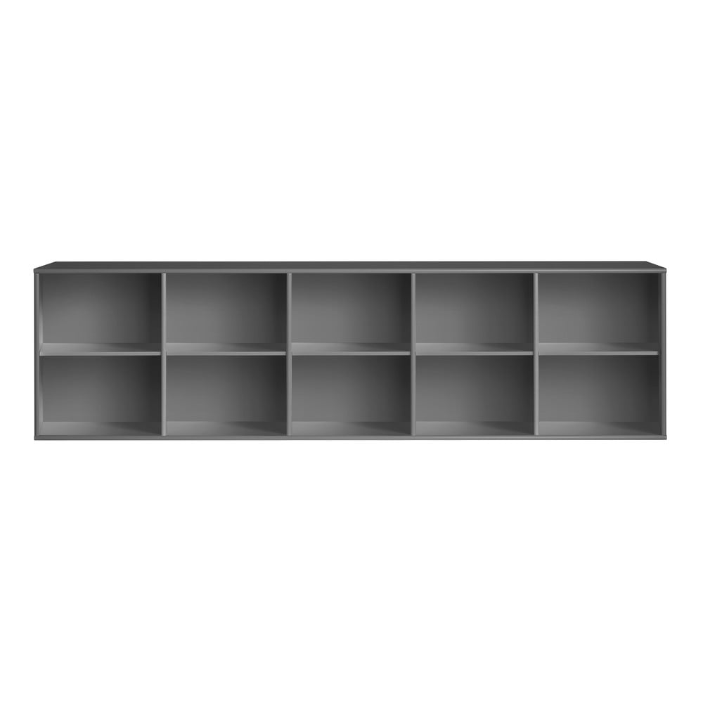 Bibliotecă gri antracit suspendată 220x61 cm Mistral – Hammel Furniture