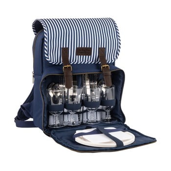 Rucsac pentru picnic navigate cool, 15 l, albastru - alb