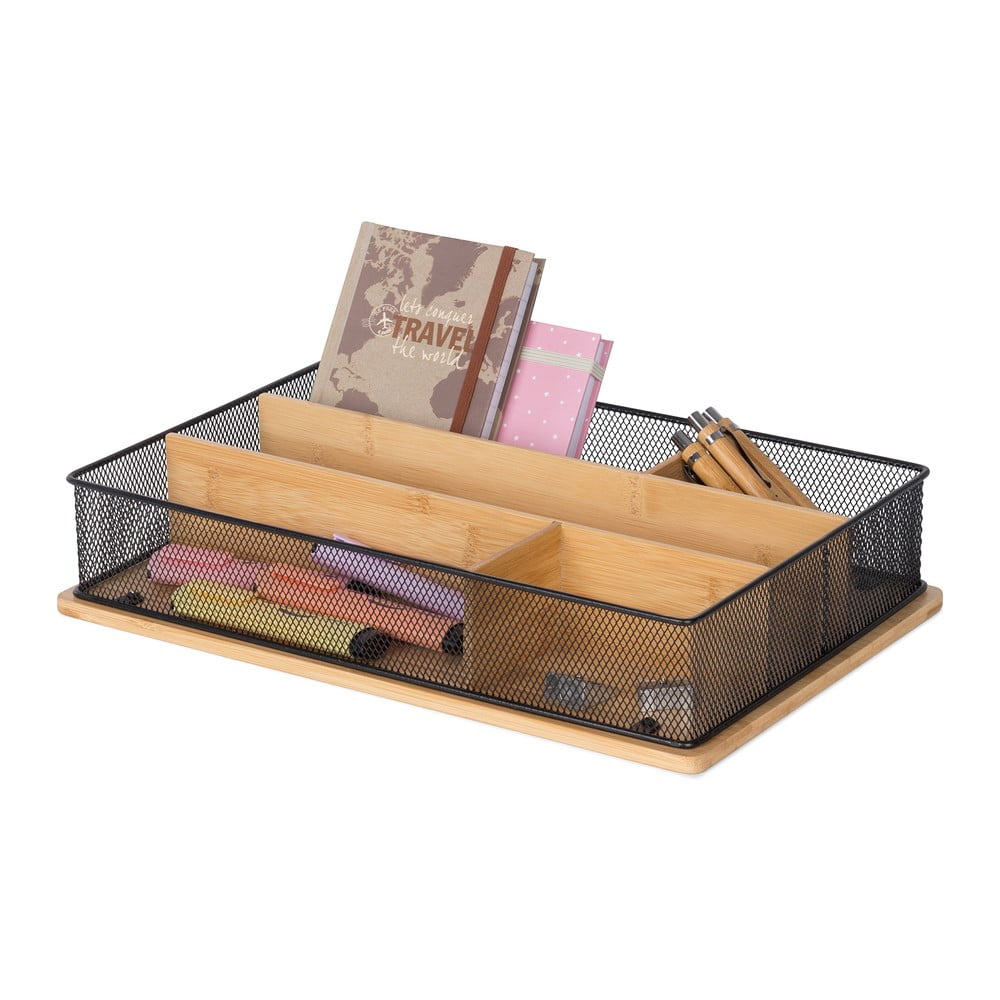 Organizator pentru papetărie din metal – compactor
