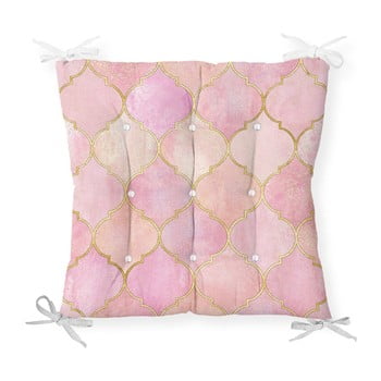 Pernă pentru scaun minimalist cushion covers pinky oriental, 40 x 40 cm
