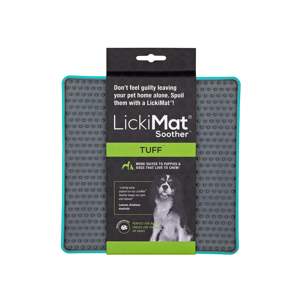  Covoraș de lins pentru animale de companie Soother Tuff Turquoise – LickiMat 