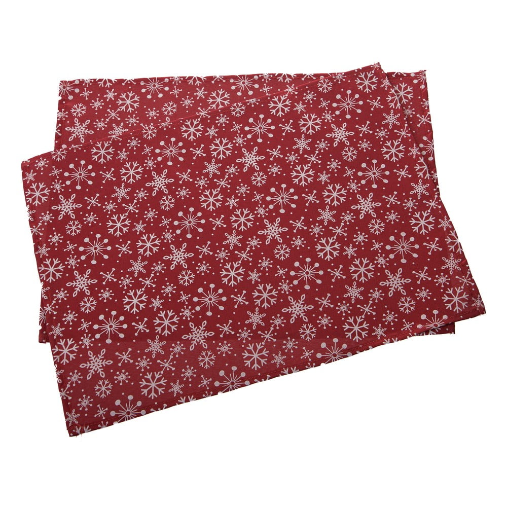 Suporturi pentru farfurii 2 buc. din material textil 32x45 cm cu model de Crăciun – Dakls