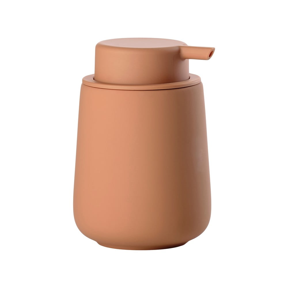 Dozator de săpun lichid portocaliu din gresie ceramică 250 ml Nova One – Zone