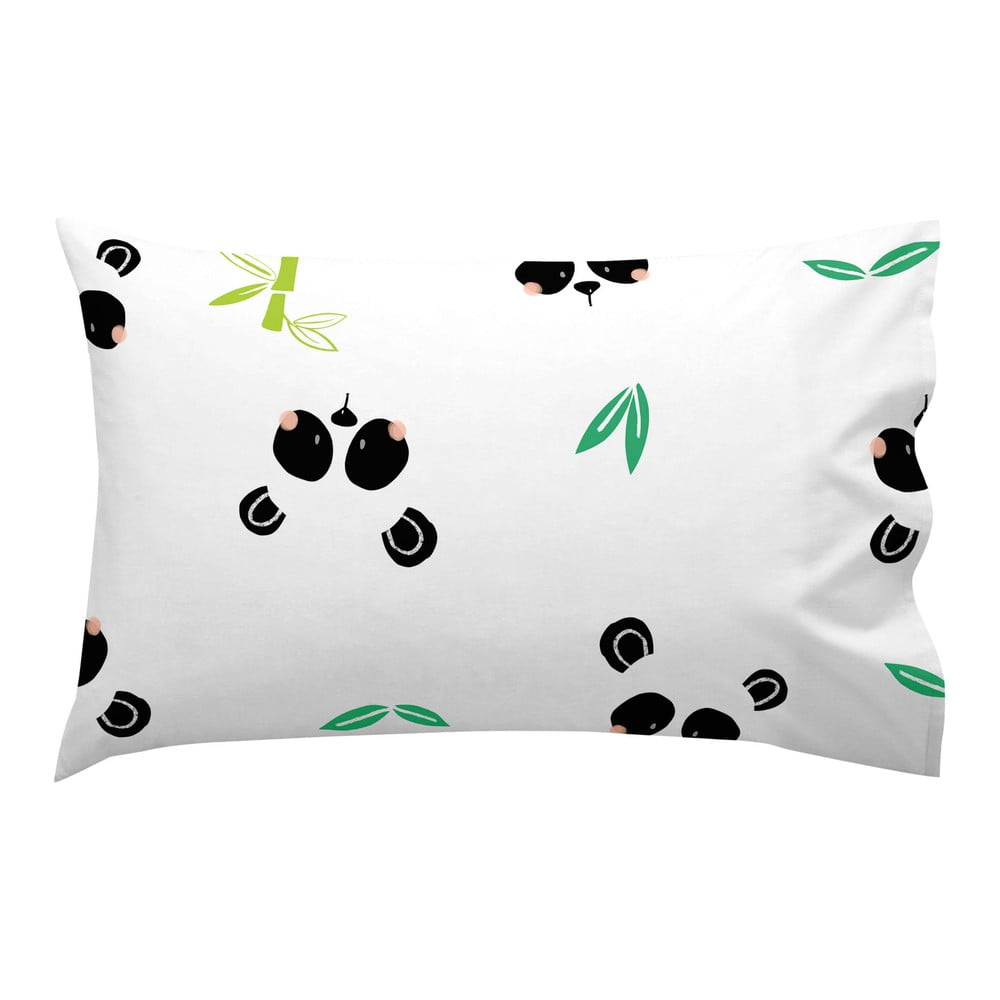 Față de pernă din bumbac pentru copii Moshi Moshi Panda Garden, 40 x 60 cm bonami.ro imagine 2022