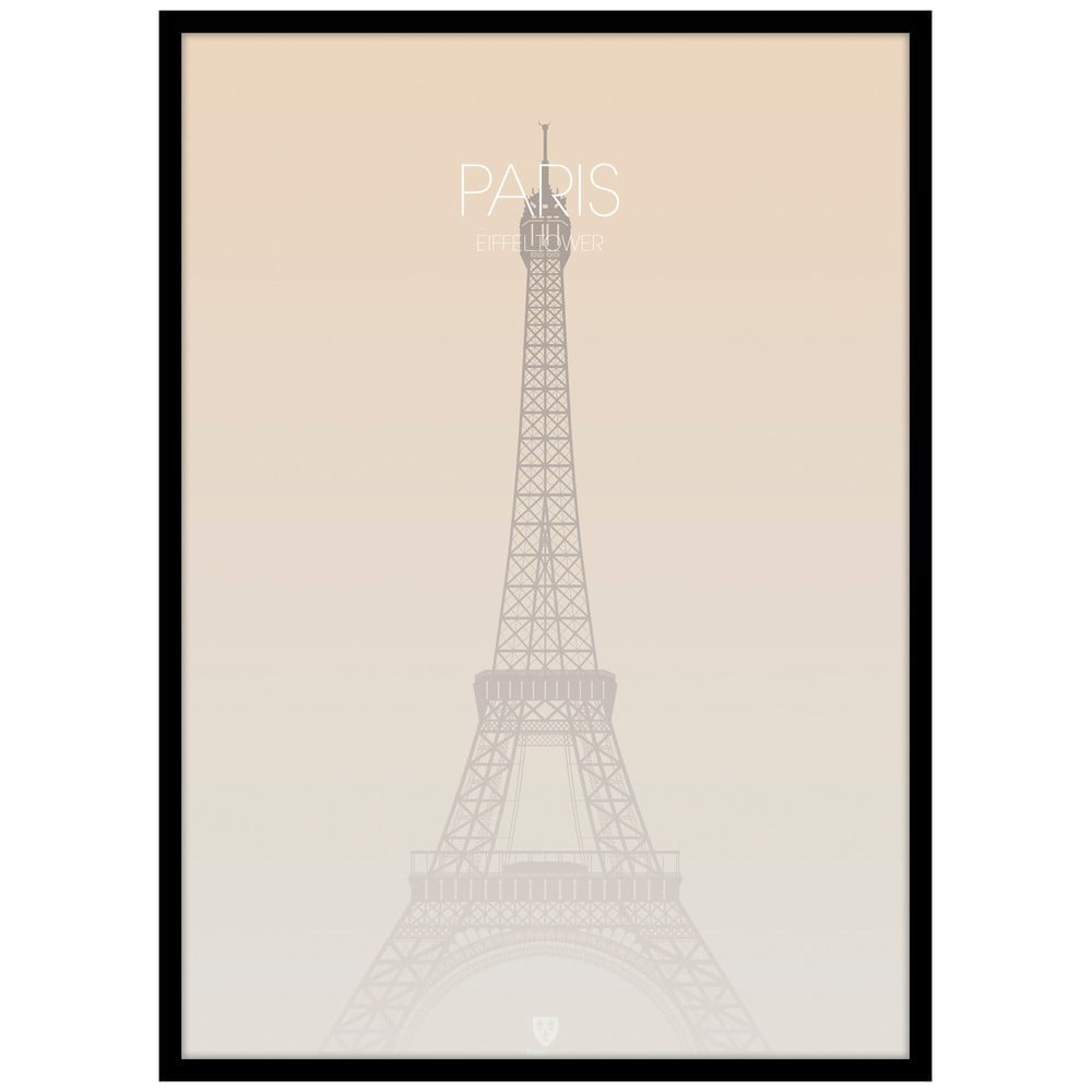 Tablou 50x70 cm Paris Eiffel Tower – Malerifabrikken