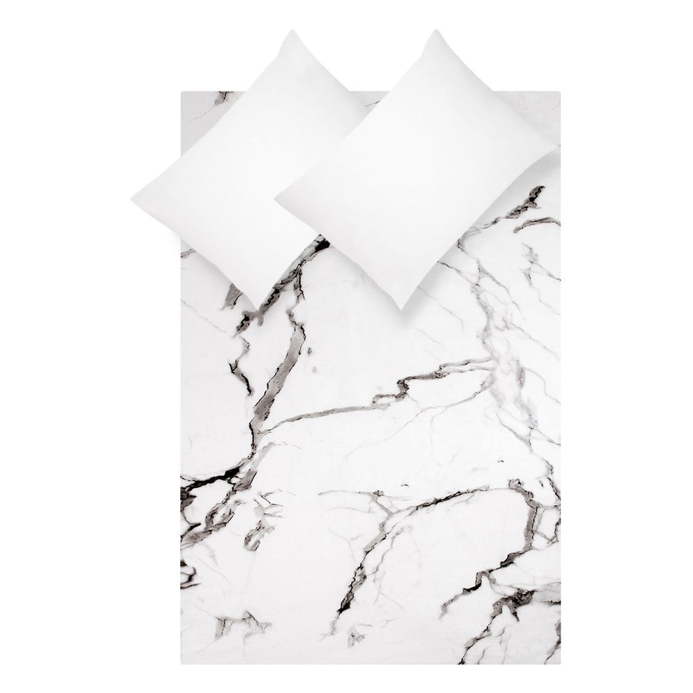 Lenjerie de pat din bumbac ranforce westwing collection, 200 x 200 cm, alb