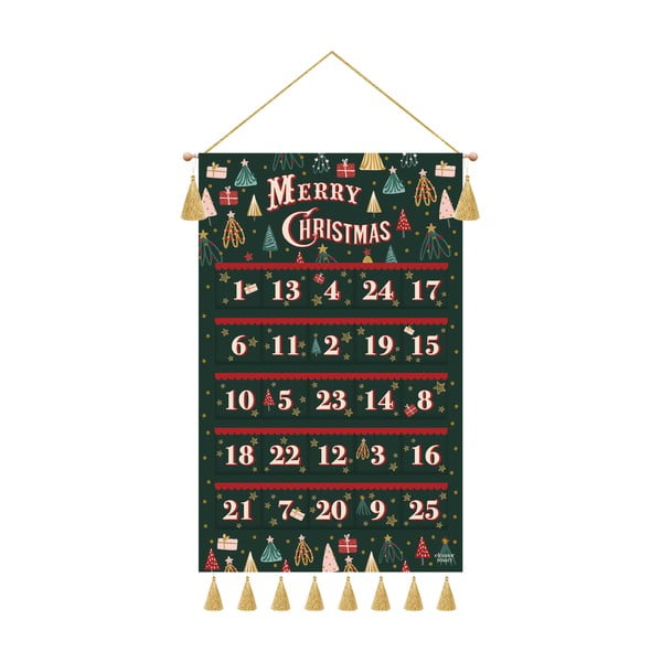 Calendar Advent de perete eleanor stuart, 52 x 88 cm