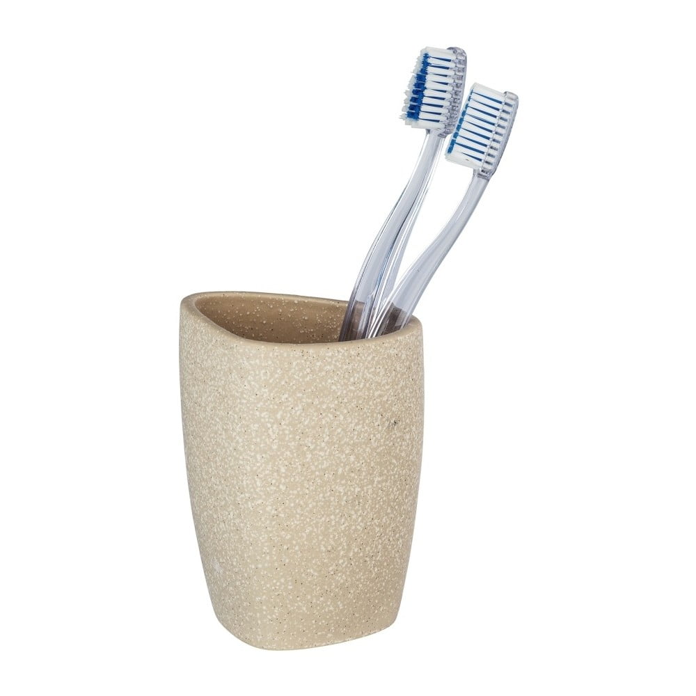 Suport ceramică pentru periuțe de dinți Wenko Pion, bej bonami.ro imagine 2022