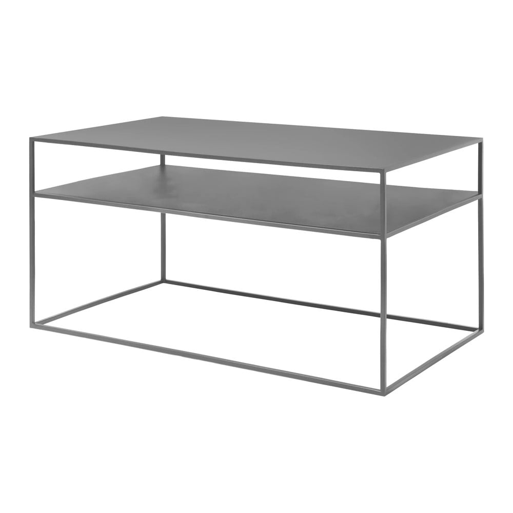 Măsuță de cafea gri închis din metal 50x90 cm fera – blomus