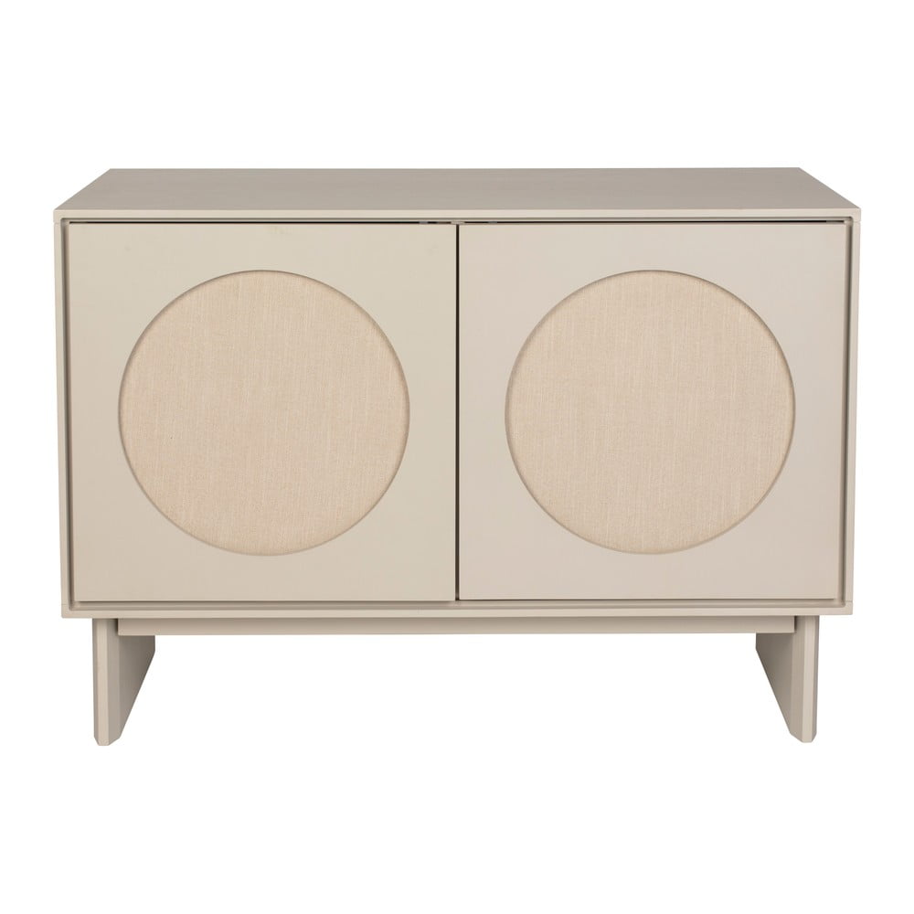 Comodă gri deschis din lemn de acacia 100x70x45 cm Twin – Zuiver