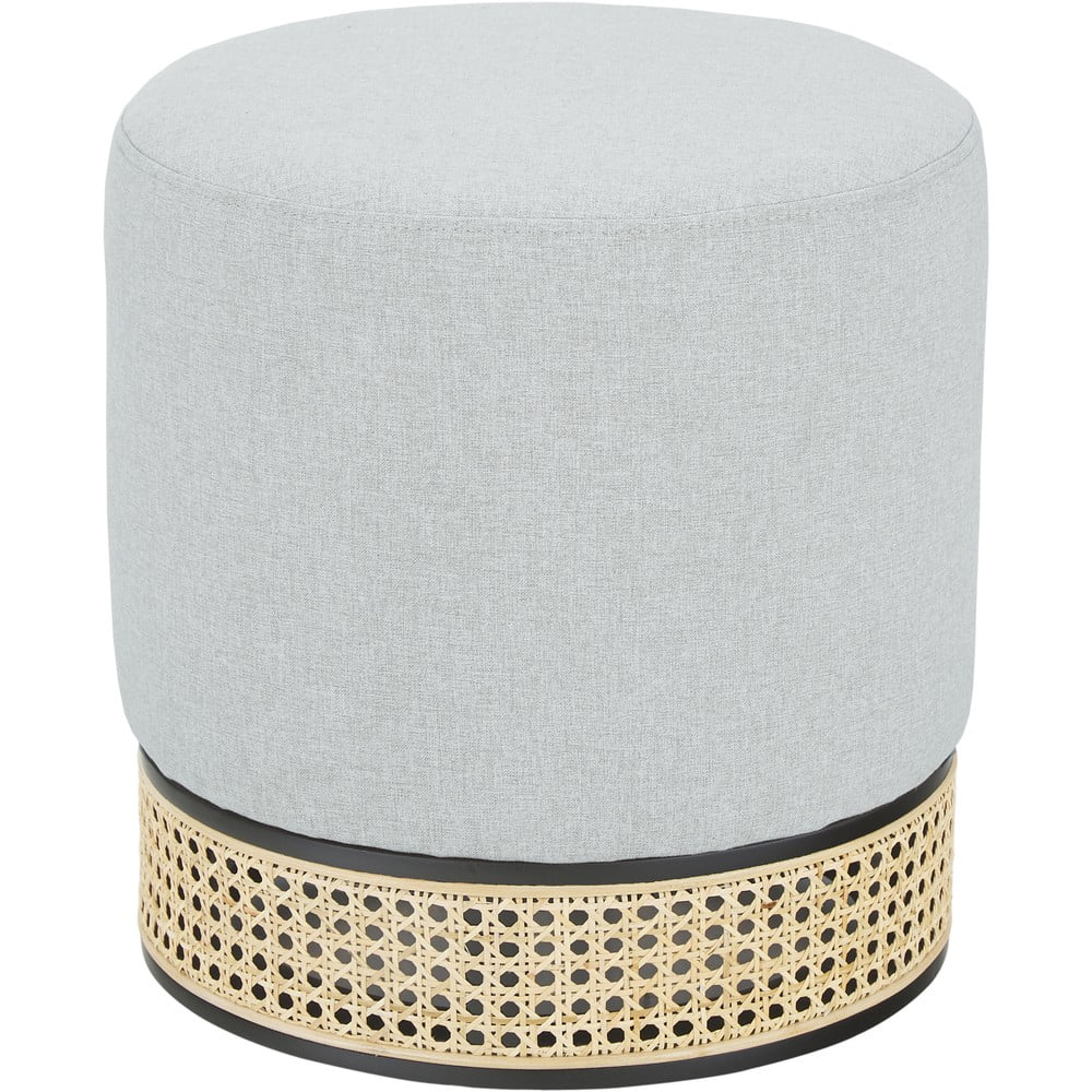 Puf westwing collection mara, gri deschis