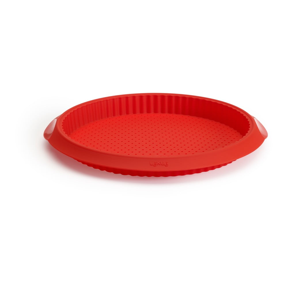 Formă din silicon cu găuri pentru Quiche Lékué, ⌀ 28 cm, roșu bonami.ro imagine 2022