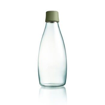 Sticlă retap, 800 ml, verde închis