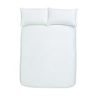 Lenjerie de pat din bumbac satinat Bianca Luxury, 220 x 230 cm, alb