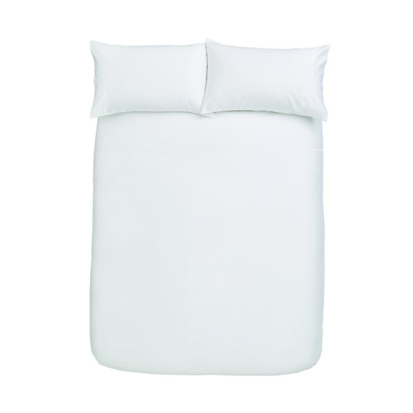 Lenjerie de pat din bumbac satinat Bianca Luxury, 220 x 230 cm, alb