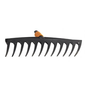Greblă din compozit din fibră de sticlă cu 12 vârfuri fiskars quikfit, negru