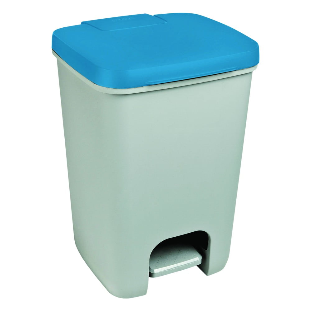 Coș de gunoi Curver Essentials, 20 l, gri – albastru bonami.ro imagine 2022