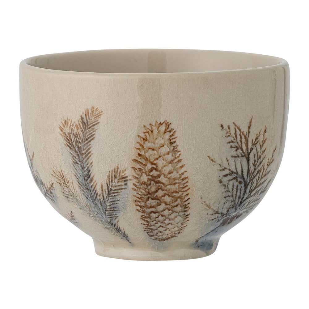 Bol de crăciun bej din gresie ø 11,5 cm hollie - bloomingville