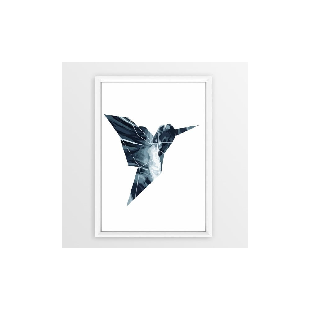 Poster cu ramă Piacenza Art Origami Bird, 30 x 20 cm