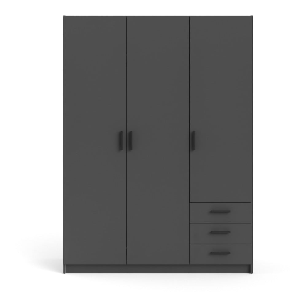 Șifonier Tvilum Sprint, 147 x 200 cm, negru bonami.ro imagine 2022