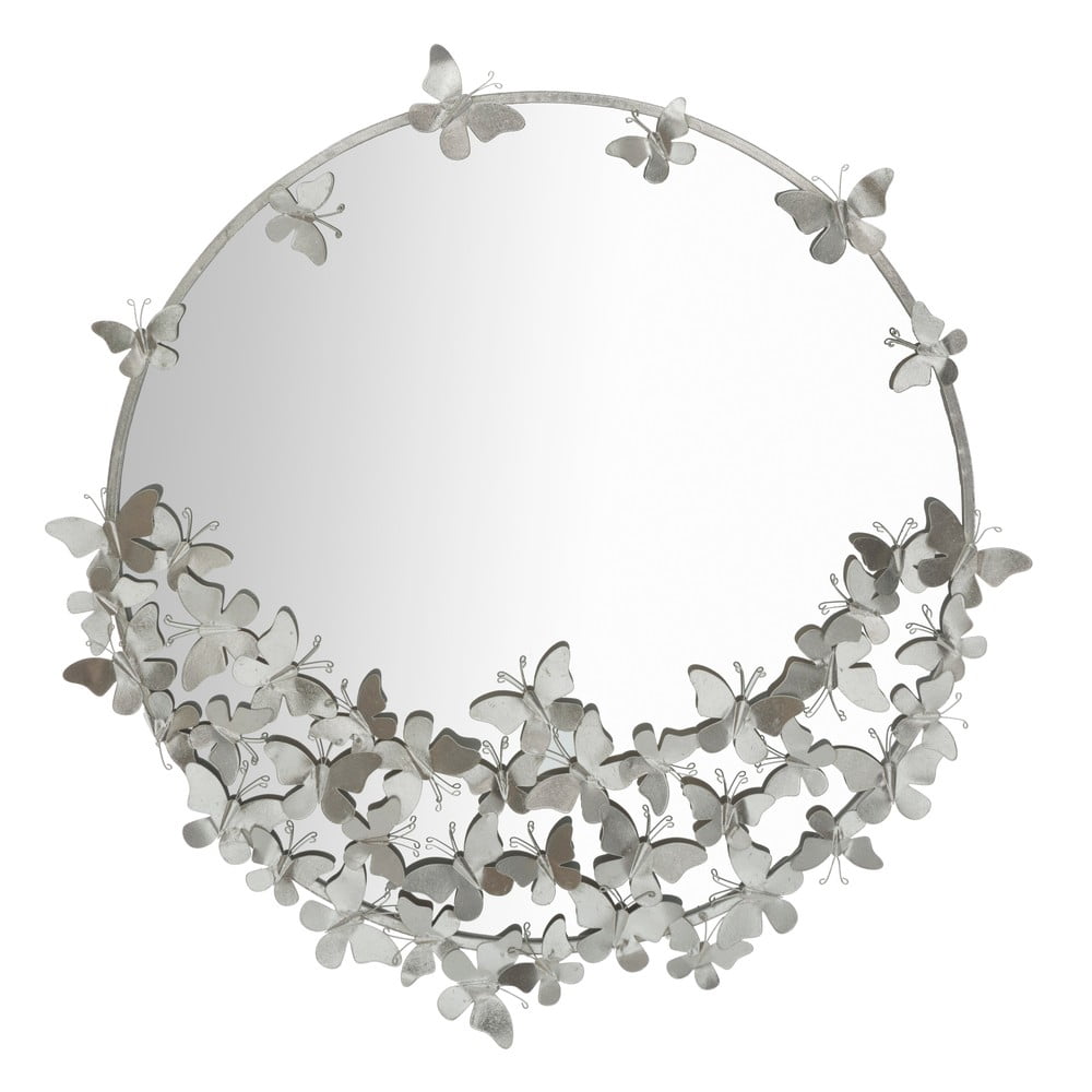 Oglindă de perete Mauro Ferretti Round Silver, ø 91 cm, argintiu Argintiu imagine model 2022