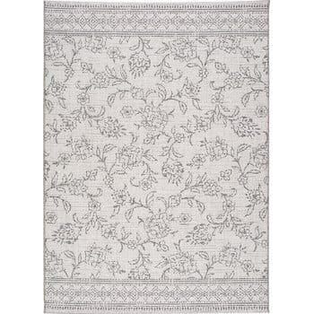 Covor potrivit pentru exterior universal weave floral, 77 x 150 cm, gri