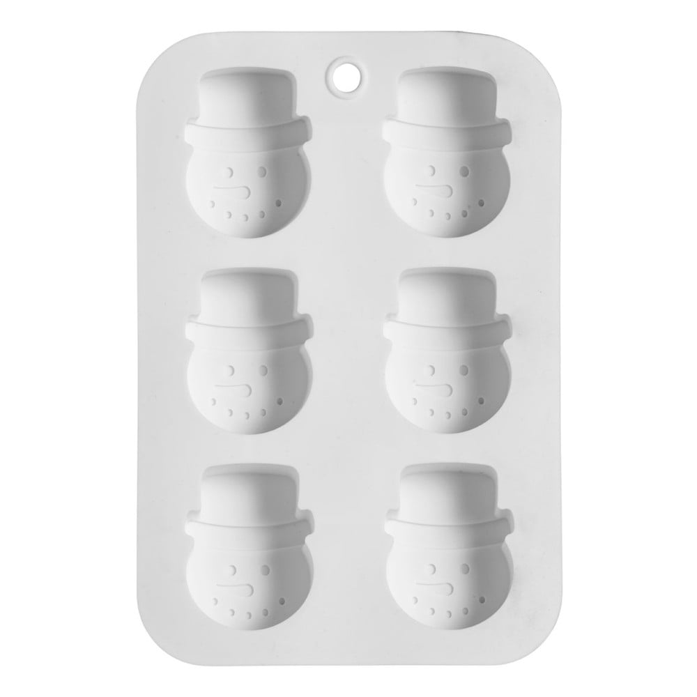 Formă pentru copt din silicon Premier Housewares White Snowman