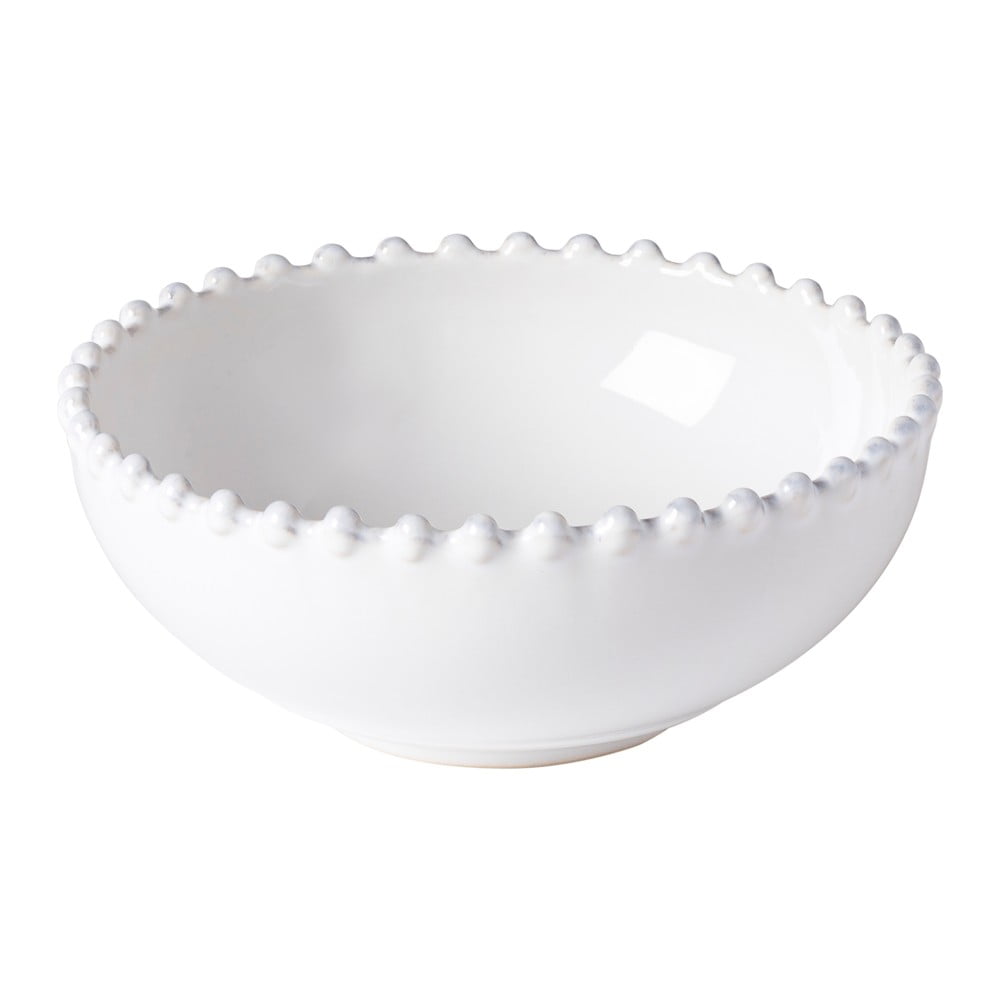 Bol din gresie ceramică Costa Nova Pearl, ⌀ 15 cm, alb ⌀ pret redus