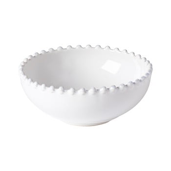 Bol din gresie ceramică costa nova pearl, ⌀ 15 cm, alb