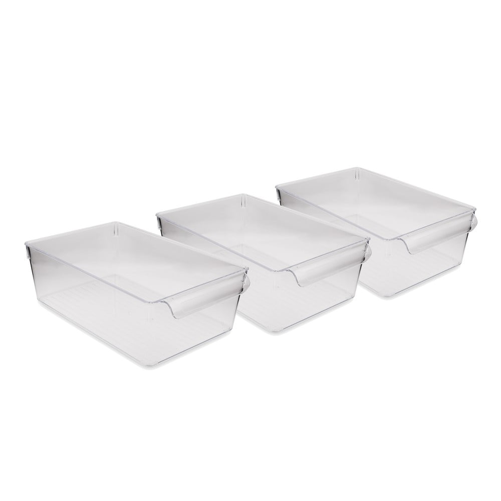  Organizator de frigider 3 buc. din plastic – Hermia 